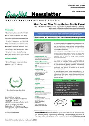 GreyNet Quarterly Newsletter