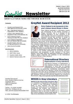 GreyNet Quarterly Newsletter