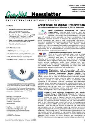 GreyNet Quarterly Newsletter